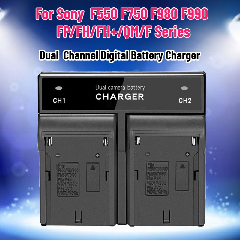 Drone With Camera - Dual Channel digitale batterijlader voor Sony