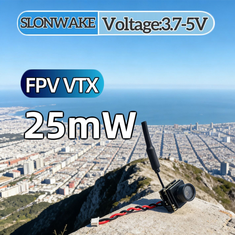 Drone With Camera - SLONWAKE FPV 25mW vermogenssimulatie VTX geïntegreerde