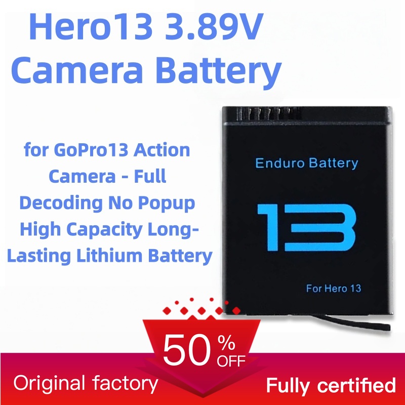 Drone With Camera - Hero13 3.89V Camera Batterij voor GoPro13