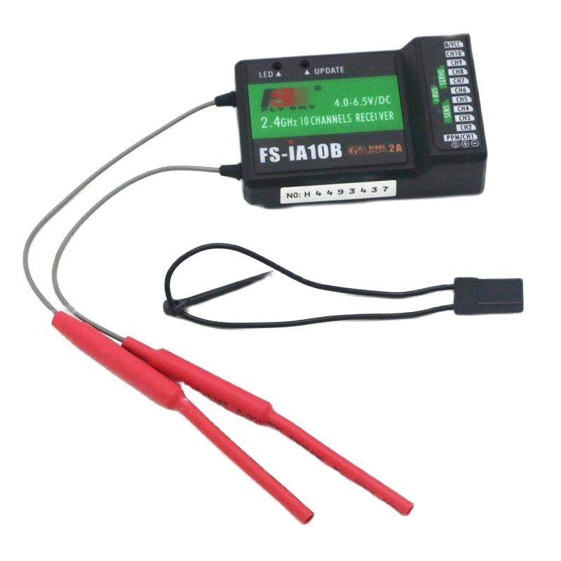 Flysky Transmitter - Flysky FS-iA10B 10CH-ontvanger 2,4 GHz met