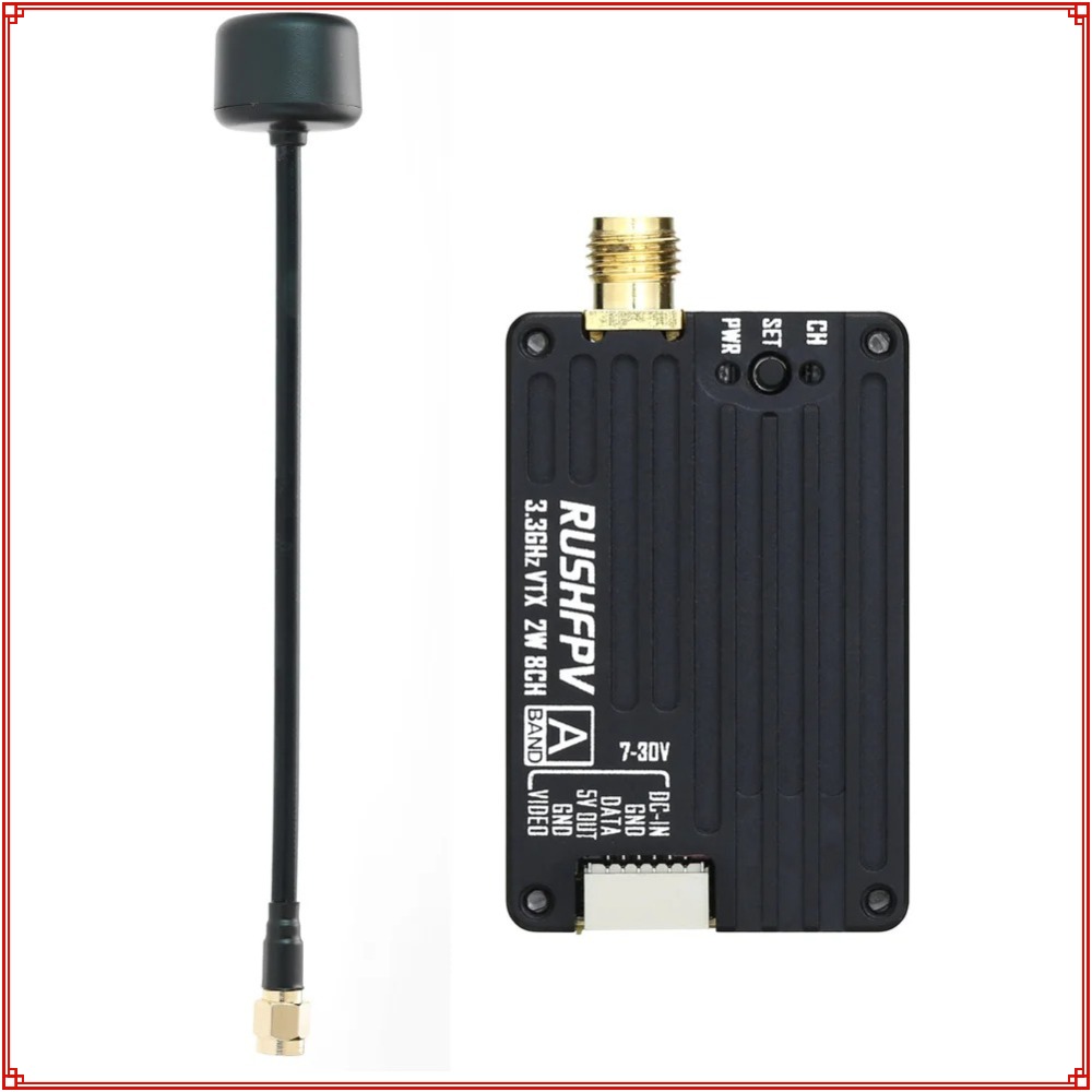 2026 Nieuwe RUSHFPV 3.3G 2W VT - Rc Transmitter recensie en prijs