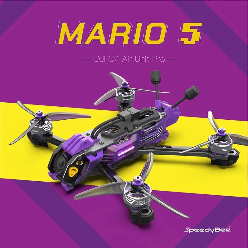 SpeedyBee Mario 5 FPV 5-inch d - Lipo Battery 6S recensie en prijs