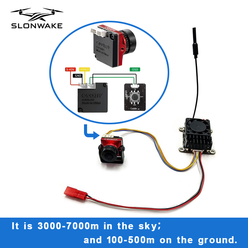 Lange afstand 5.8Ghz 2W FPV dr - Rc Transmitter recensie en prijs