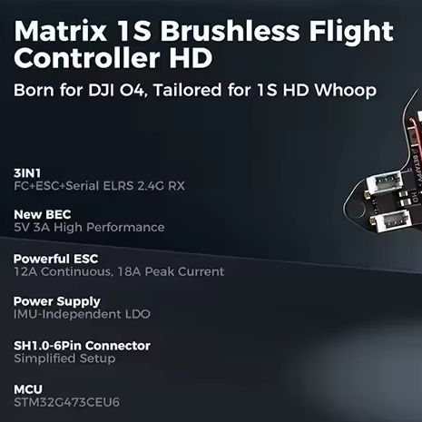 BETAFPV Matrix 1S 3IN1 HD V1.0 - Betaflight Fc recensie en prijs
