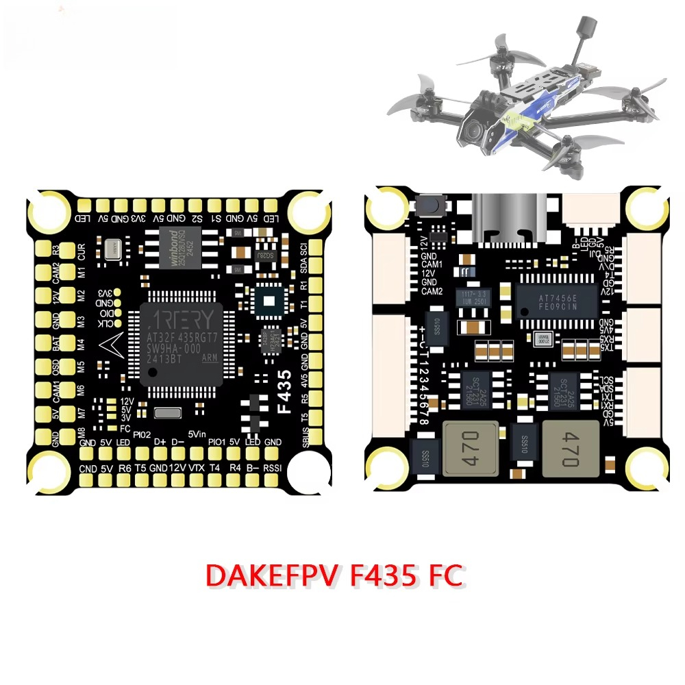 DAKEFPV F435 vluchtcontroller, - Betaflight Fc recensie en prijs