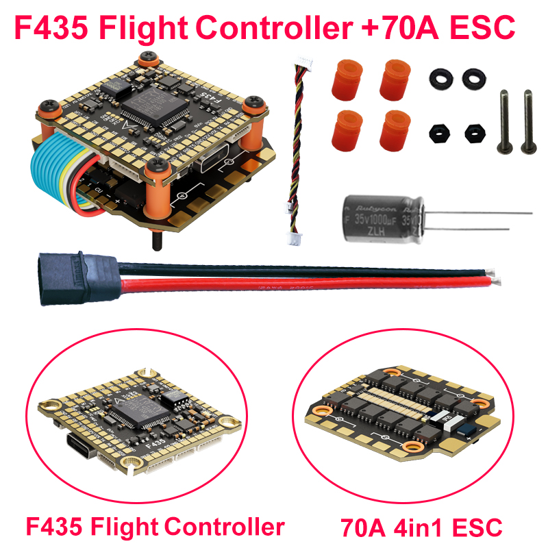 DAKEFPV F435 vluchtcontroller, - Betaflight Fc recensie en prijs