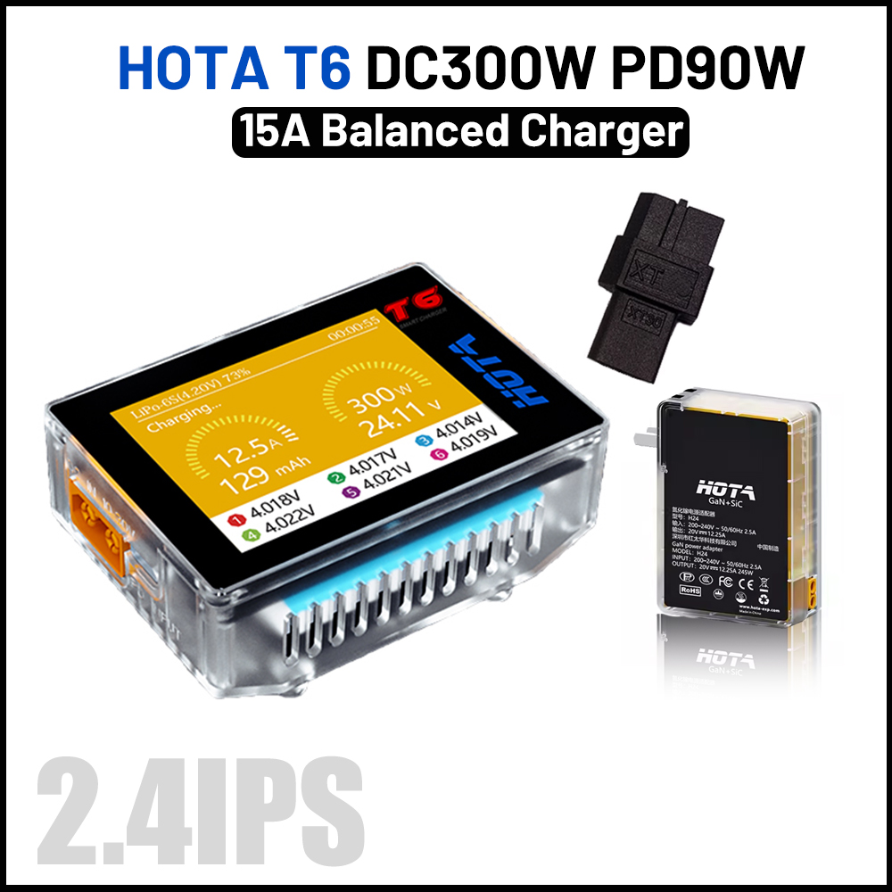 Hota T6 300W Intelligente Opla - Lipo Battery 6S recensie en prijs